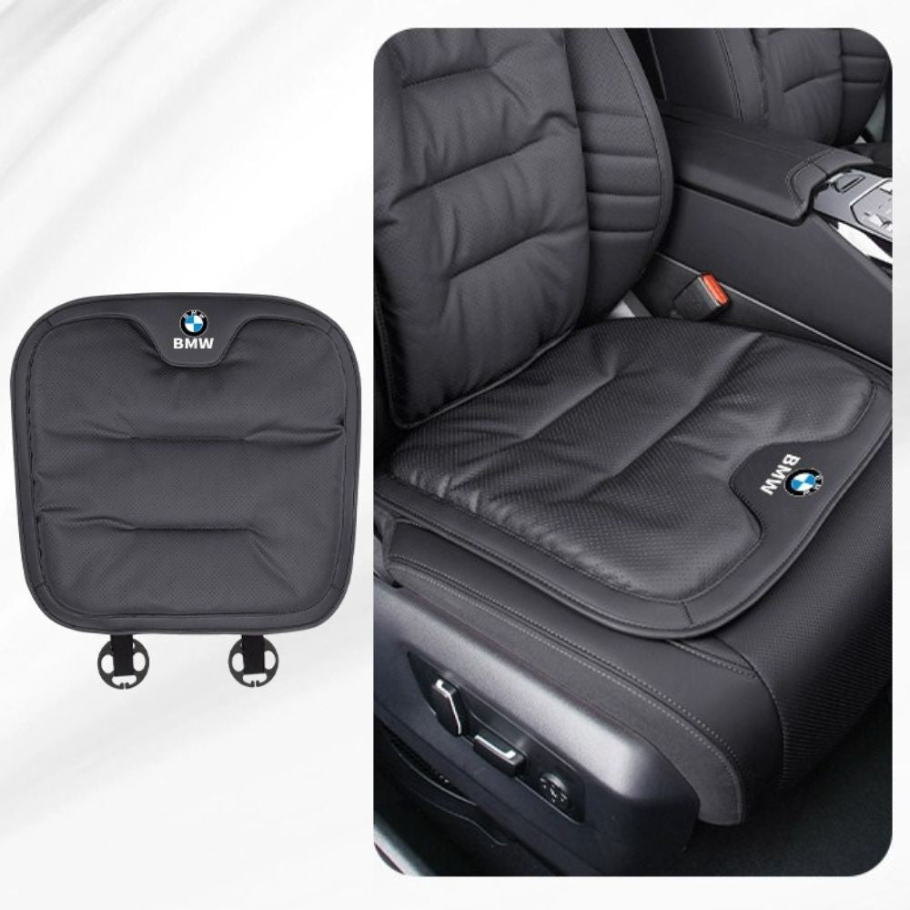 Coussin De Siège Auto Confortable - Cuir Synthétique Respirant, Antidérapant | Pour Voiture, SUV, Camion