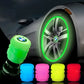 4pcs Car Logo Glow Valve Caps (Universal Fit)