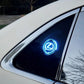 Logo auto a LED ricaricabile - Effetto luce al neon