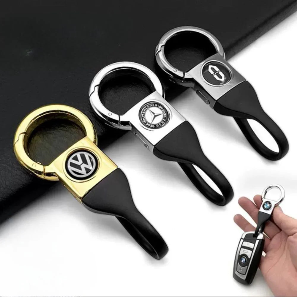 Porte-clés de voiture Premium avec logo