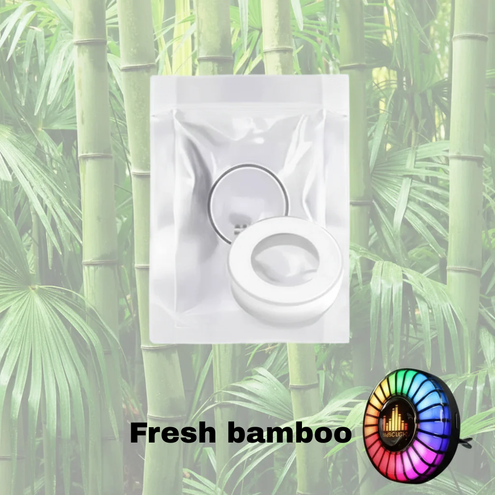 Μουσικός ρυθμός LED φωτός αυτοκινήτου με λογότυπο (με διαχύτη αρώματος)