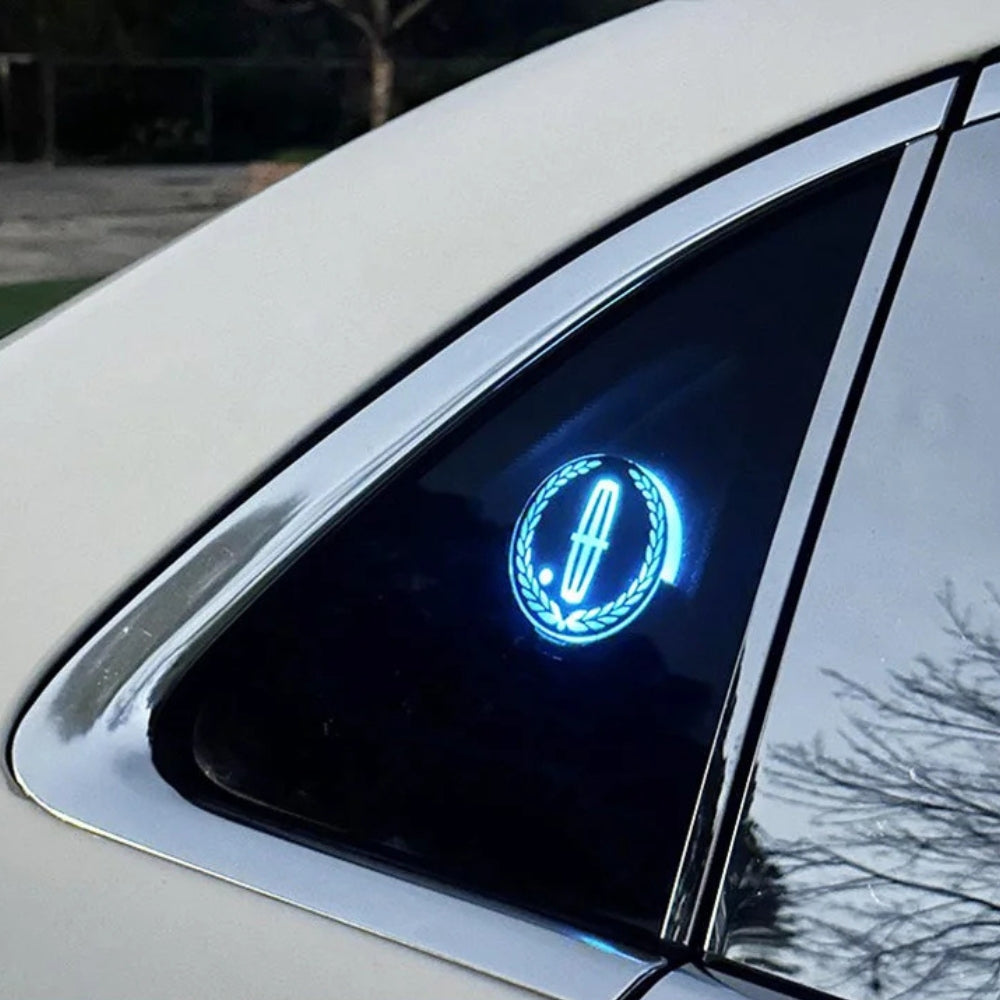 Logo auto a LED ricaricabile - Effetto luce al neon