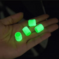 4pcs Car Logo Glow Valve Caps (Universal Fit)
