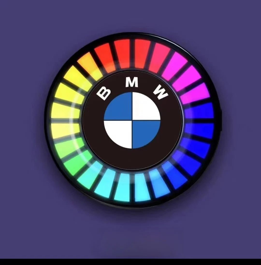 Μουσικός ρυθμός LED φωτός αυτοκινήτου με λογότυπο (με διαχύτη αρώματος)